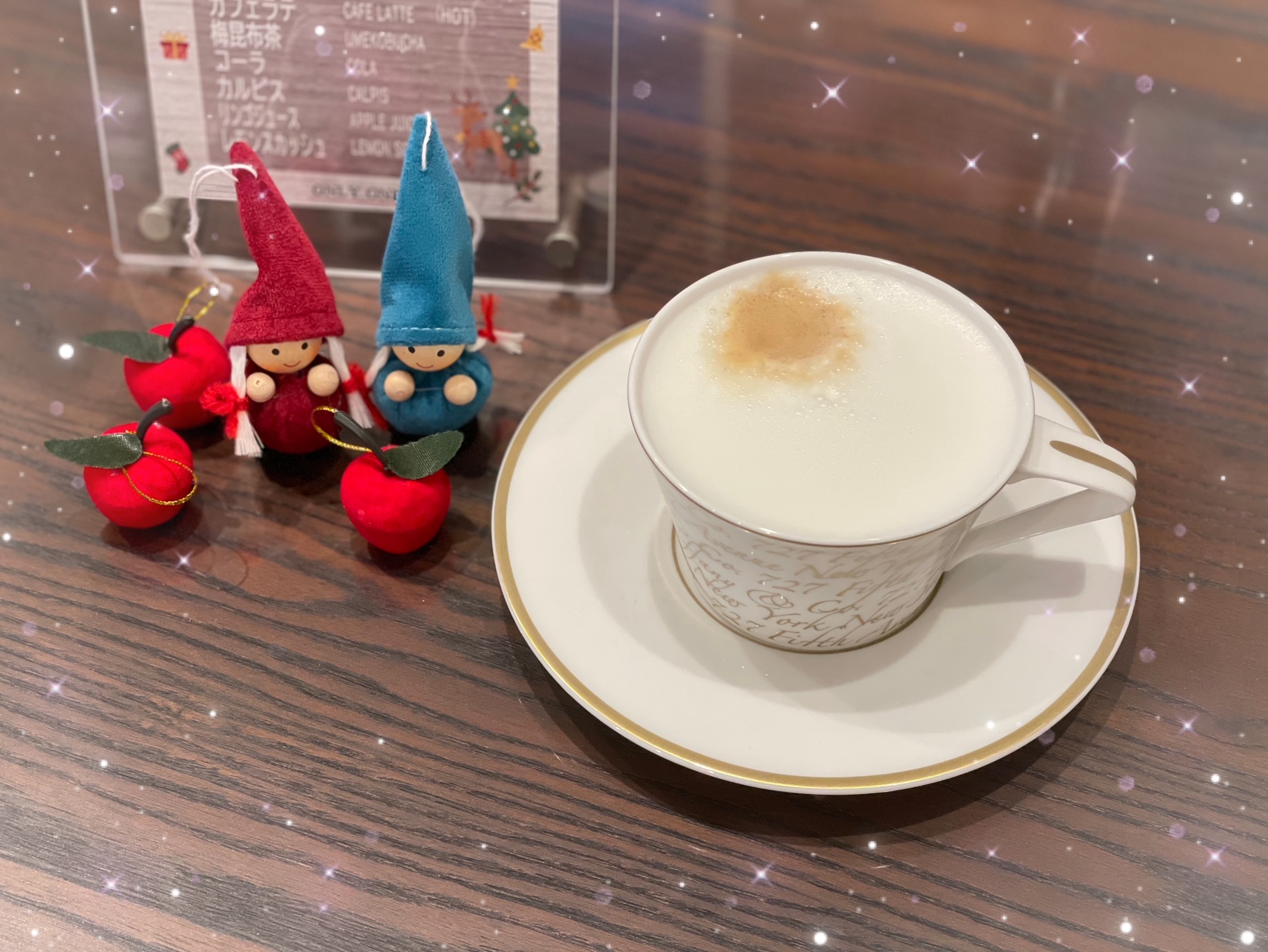 期間限定ドリンク】ホワイトモカ☕🍫⛄