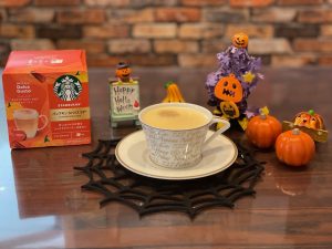 【期間限定ドリンク】パンプキンスパイスラテ🎃☕